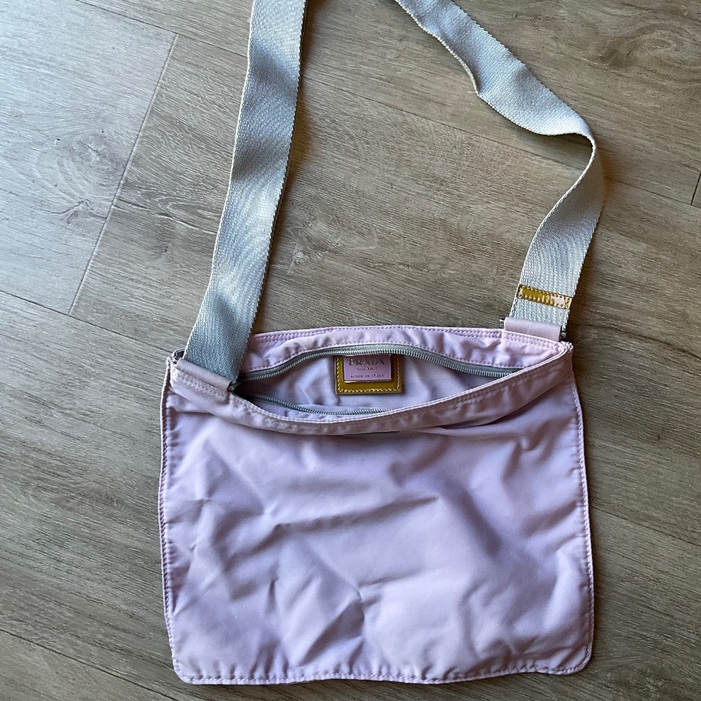 Vela Flat Messenger Bag PRADA